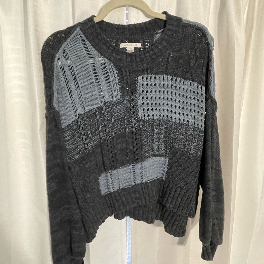 American Eagle PatchWork Sweater
